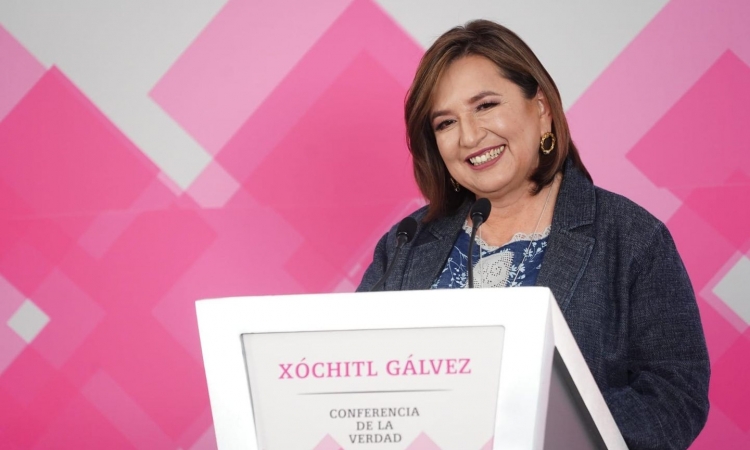 Xochitl Gálvez Ruiz, candidata por la Presidencia de la Republica Mexicana.