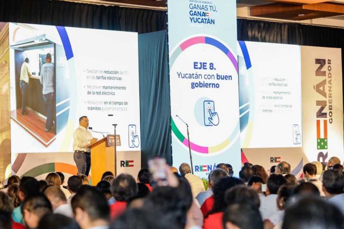 Renán Barrera presenta la Agenda de Gobierno 2024-2030: ¡Gana Yucatán y ganas tú!