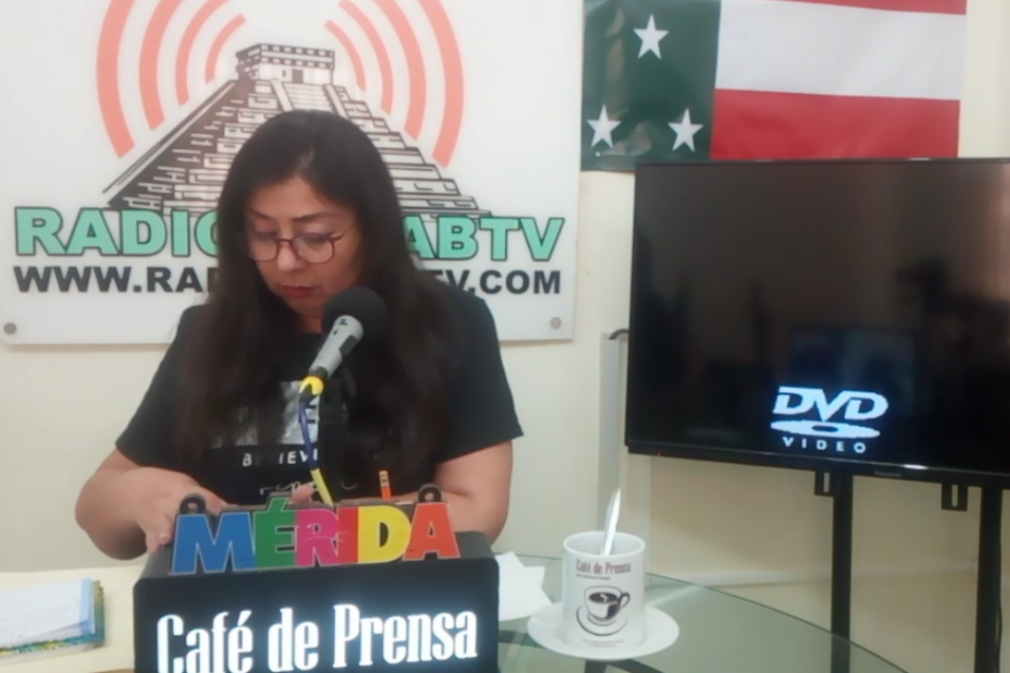 En la "Blanca Mérida", exigen justicia, este tema se desarrolló en el programa en línea "Café de Prensa" conducido por Adriana Vargas León,este lunes 9 de agosto de 2021