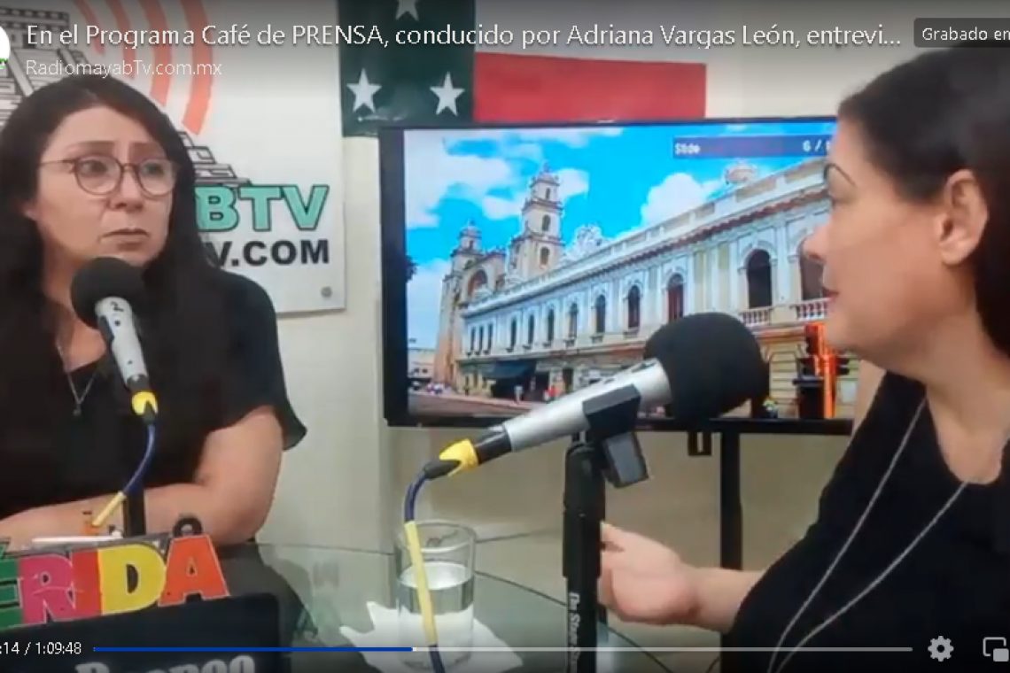 En el Programa Café de PRENSA, conducido por Adriana Vargas León, entrevista con la abogada Adriana Trejo Martinez