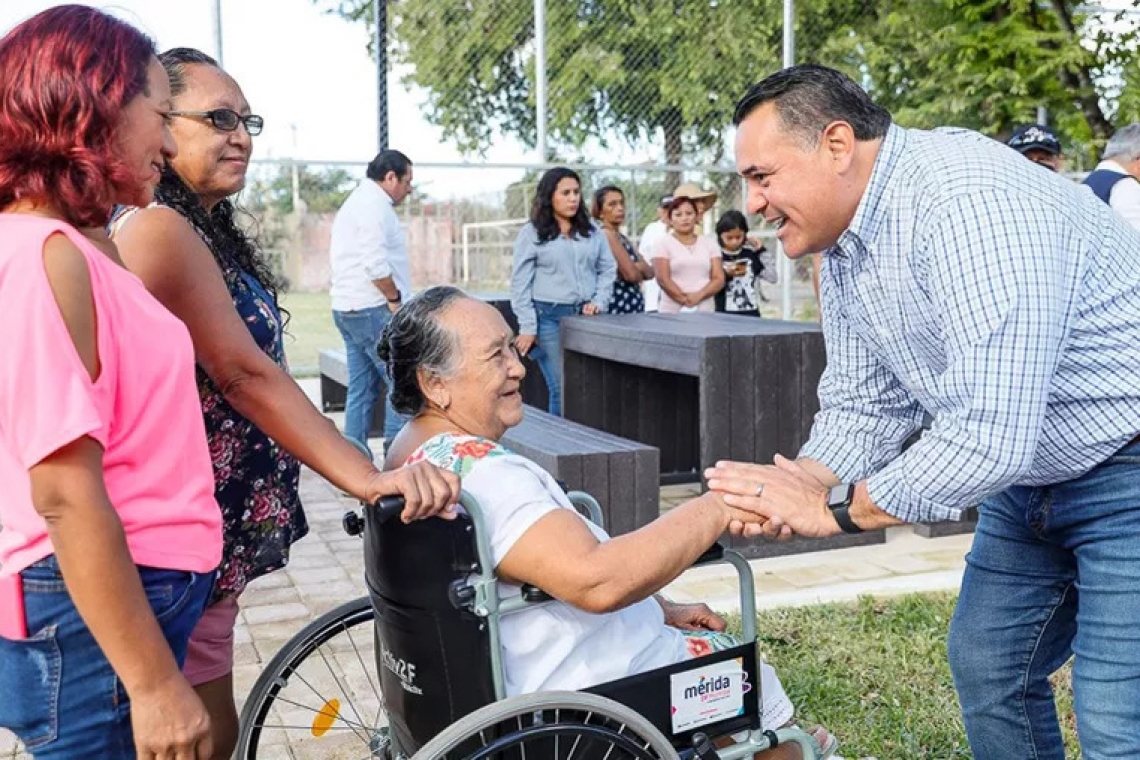 La Comuna meridana rehabilitó 27 parques el año pasado