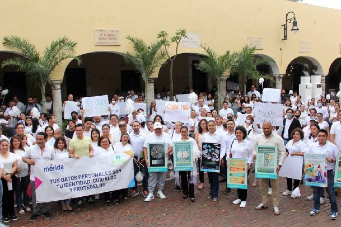 Marcha a favor de la protección de datos personales