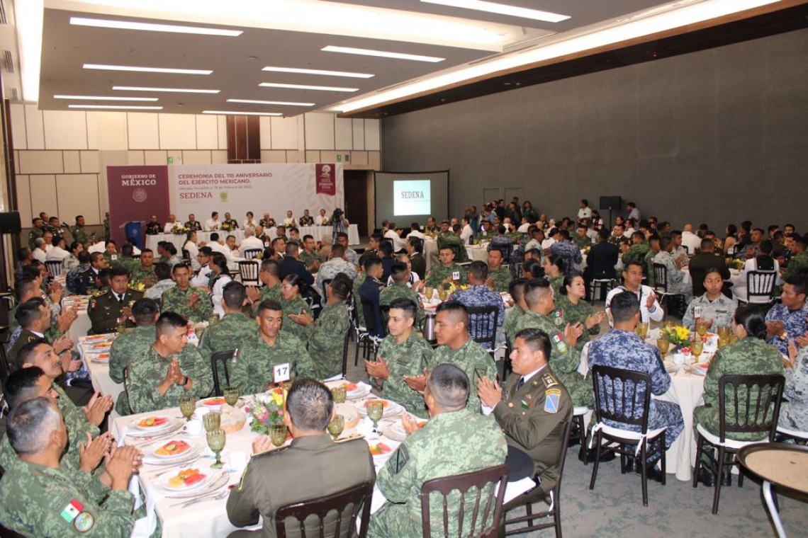 Homenaje al Ejercito Mexicano en su 110 aniversario