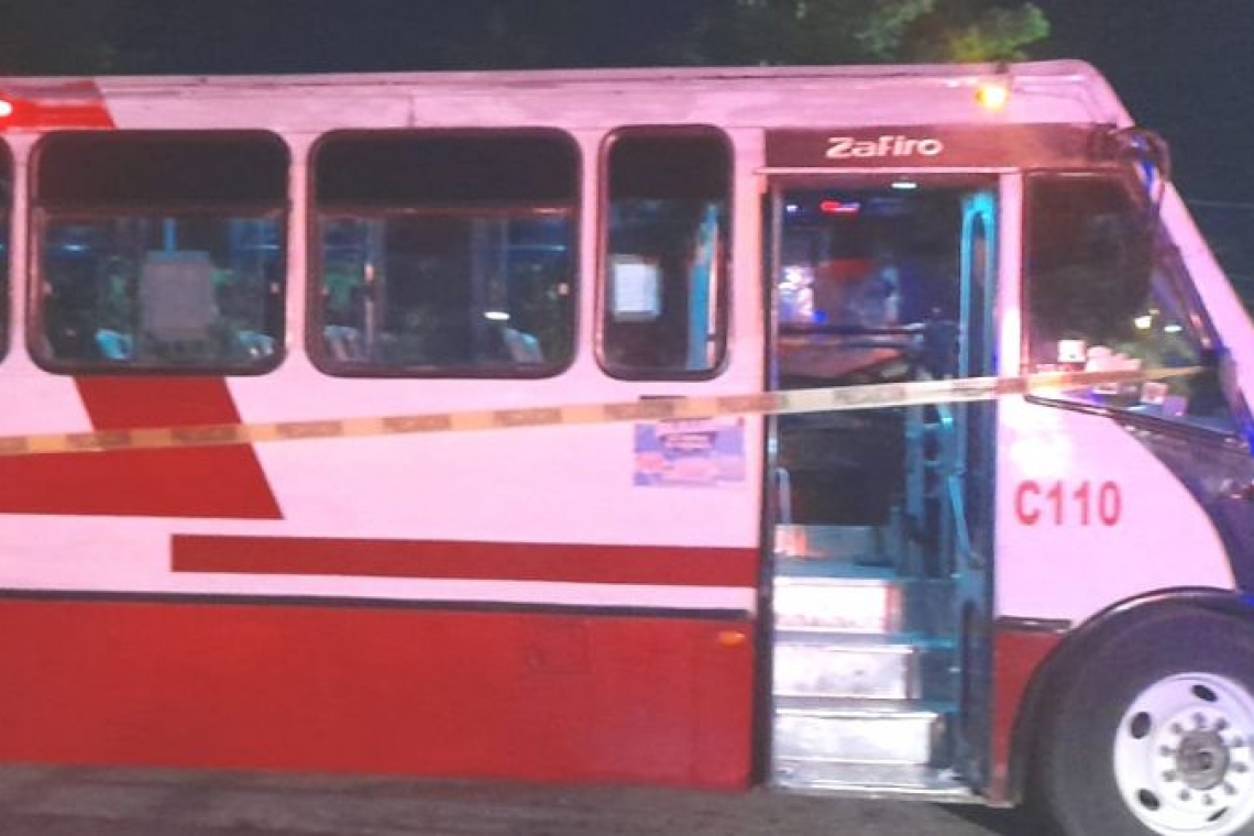 Murió en un camión