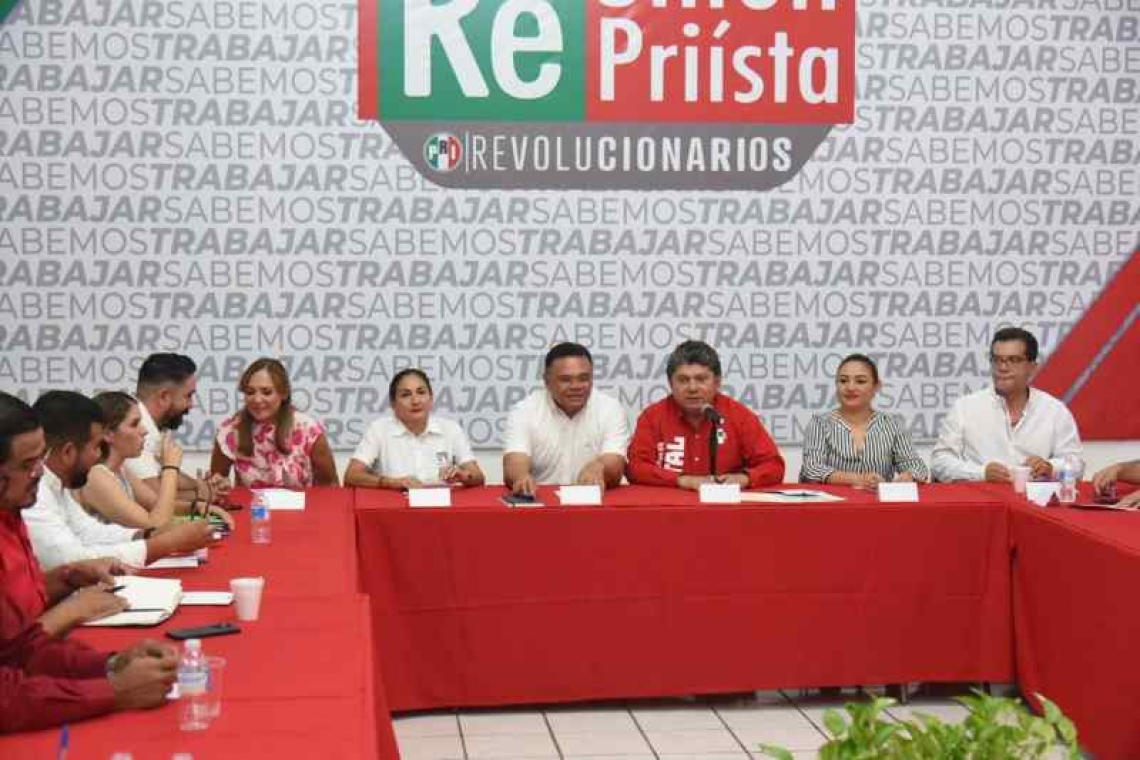 PRI de Yucatán se prepara para el Frente Amplio por México