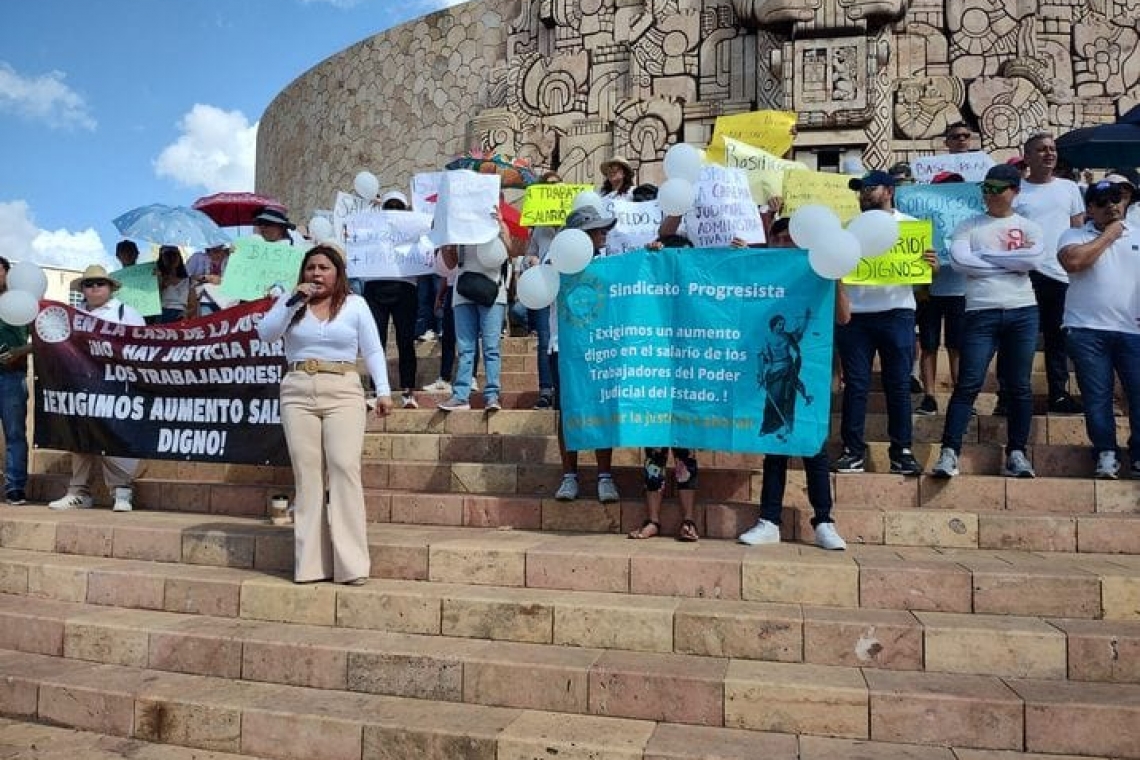 Anuncian huelga en el Poder Judicial del Estado