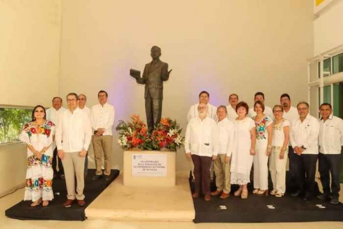 CEREMONIA DEL 102 ANIVERSARIO DE LA FUNDACION DE LA MAXIMA CASA DE ESTUDIOS