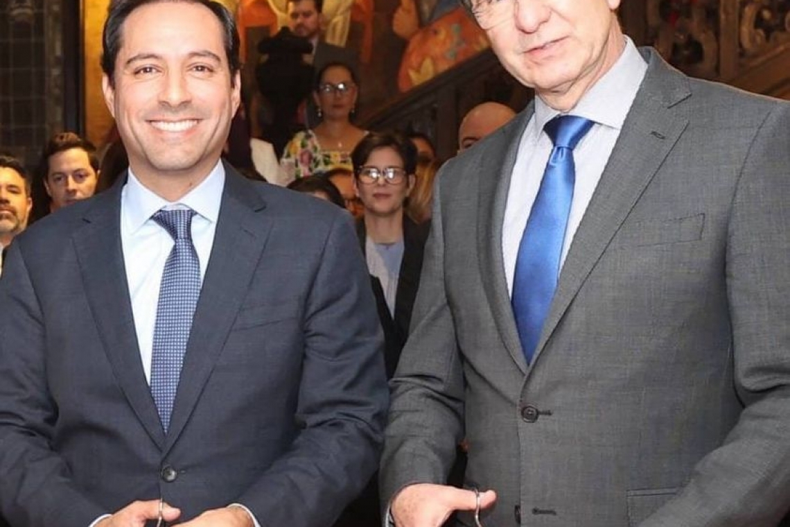El Gobernador Mauricio Vila Dosal se reunió con empresarios del sector turístico y yucatecos que viven en Estados Unidos