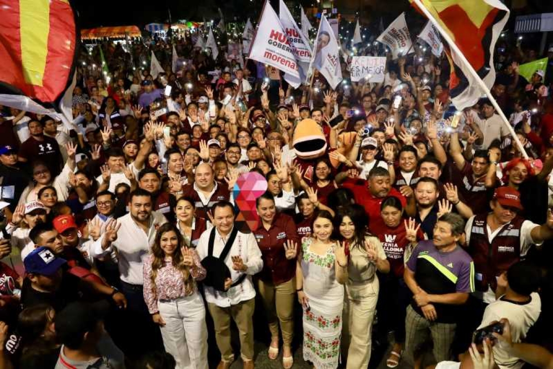 EL PONIENTE DE YUCATÁN ESPERA CON ANSIAS EL CAMBIO VERDADERO CON HUACHO Y LAS CANDIDATAS DE SIGAMOS HACIENDO HISTORIA