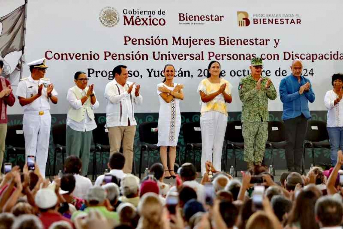 Anuncian Gobierno Federal y Estatal diversos programas sociales.