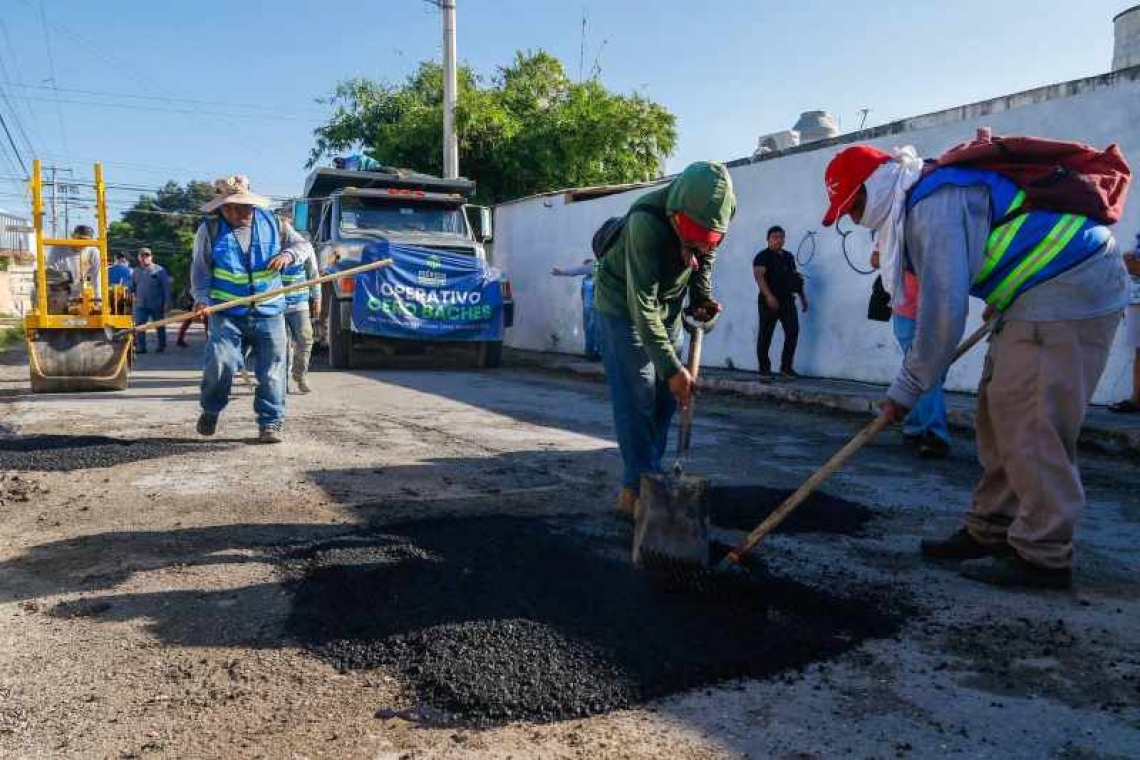 La Comuna le mete duro al bacheo en las calles dañadas.