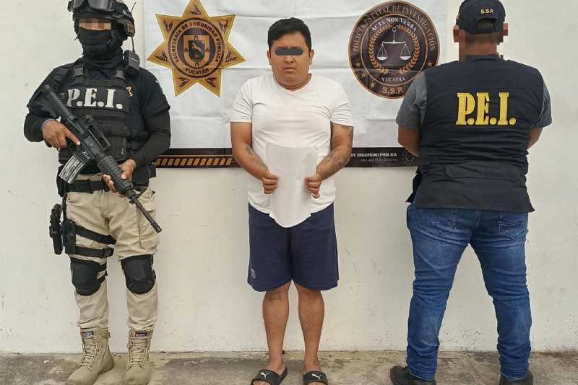 Cayó un peligroso bandido buscado en Quintana Roo.