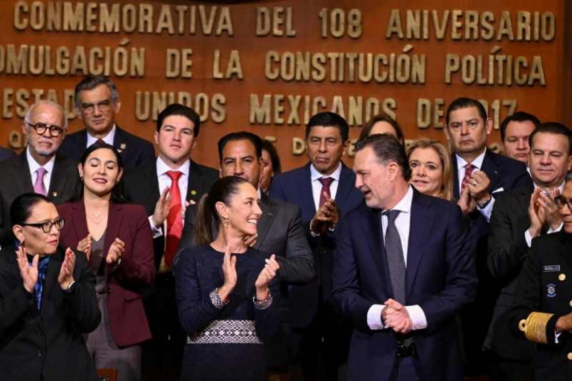 EN EL ANIVERSARIO 108 DE LA CONSTITUCIÓN DE 1917, PRESIDENTA CLAUDIA SHEINBAUM ENVÍA REFORMAS PARA LA NO REELECCIÓN Y CONTRA EL NEPOTISMO
