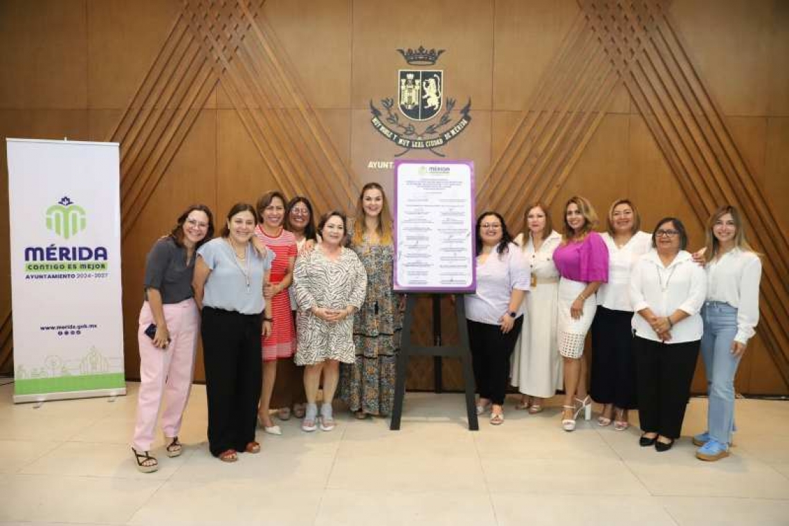 El Ayuntamiento de Mérida firma la Carta Intención “Mujeres Seguras