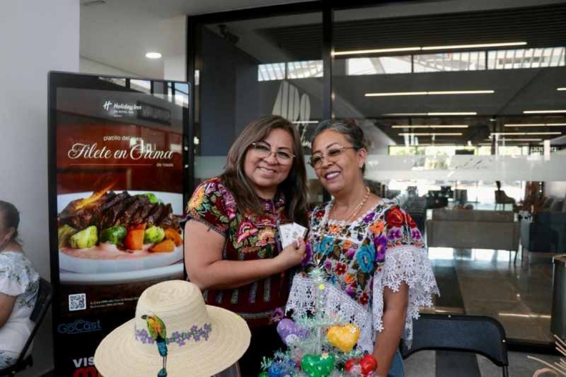 SEMMUJERES IMPULSA  LA COMERCIALIZACION DEL TRABAJO DE LAS BORDADORAS.