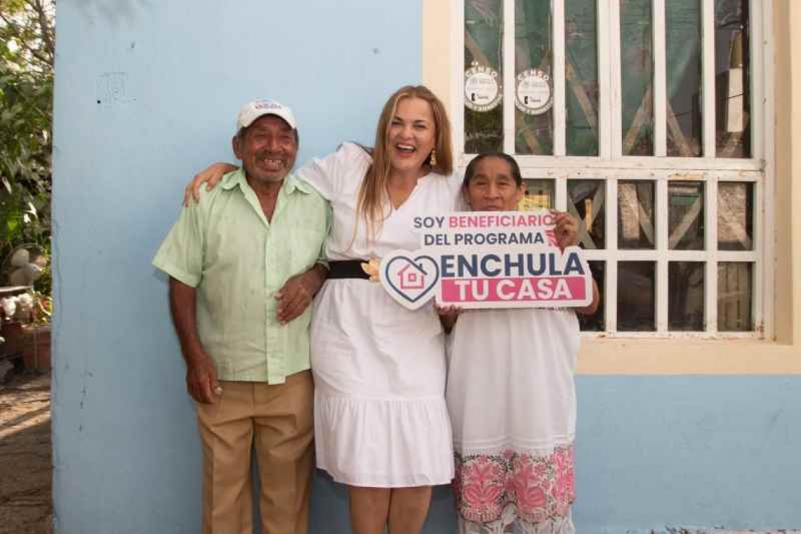 Incrementa Ayuntamiento de Mérida el número de viviendas mejoradas con “Enchula tu Casa”.