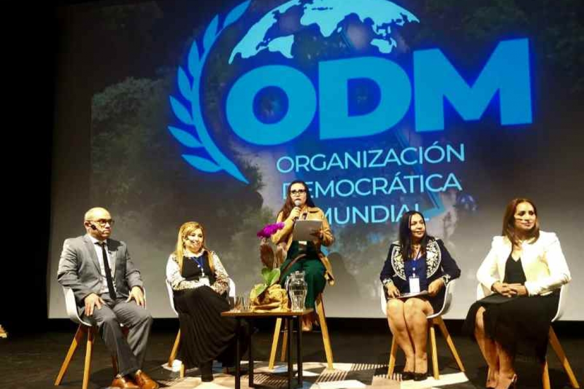 CELIA RIVAS  PARTICIPA EN CUMBRE MUNDIAL CON UNA PERSPECTIVA DE GENERO