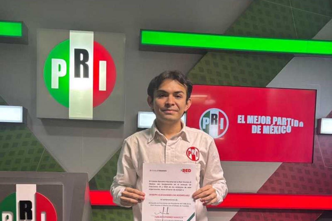 Joseph Alexander Chi Rodríguez Asume la Presidencia Estatal de la Red Jóvenes por México en Yucatán.