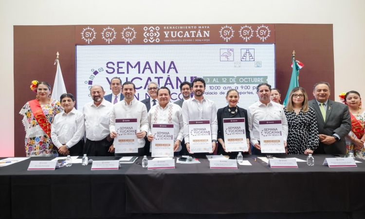ANUNCIAN LA SEMANA DE YUCATAN EN CIUDAD DE MEXICO