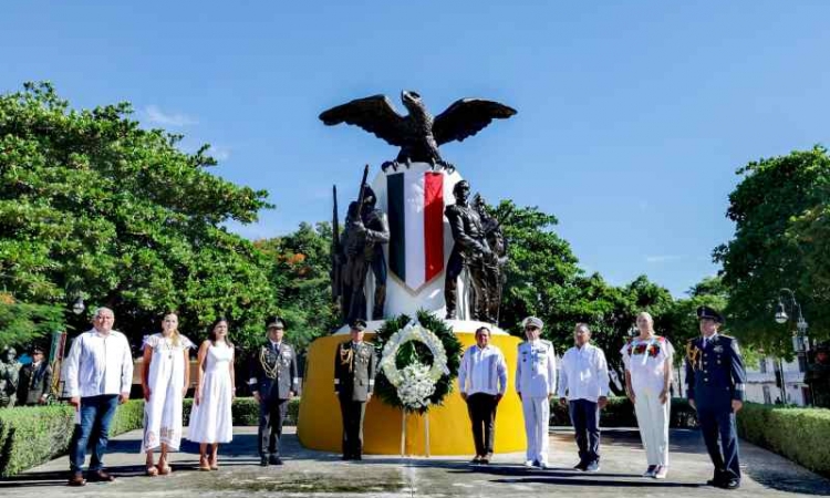 Conmemoran 178 aniversario de la gesta heroica de los Niños Héroes de Chapultepec.