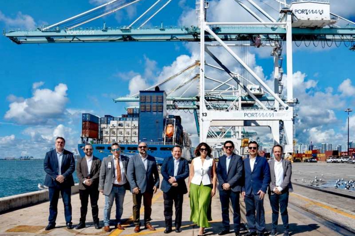 El Gobernador Joaquín Díaz Mena fue a hacer alianzas a la capital mundial de los cruceros.