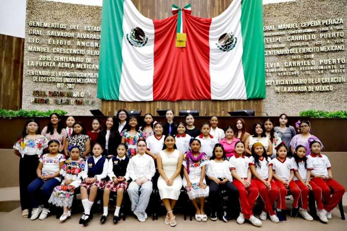 REALIZAN PRIMERA EDICIÓN DEL PROGRAMA “DIPUTADA NIÑA POR UN DÍA”