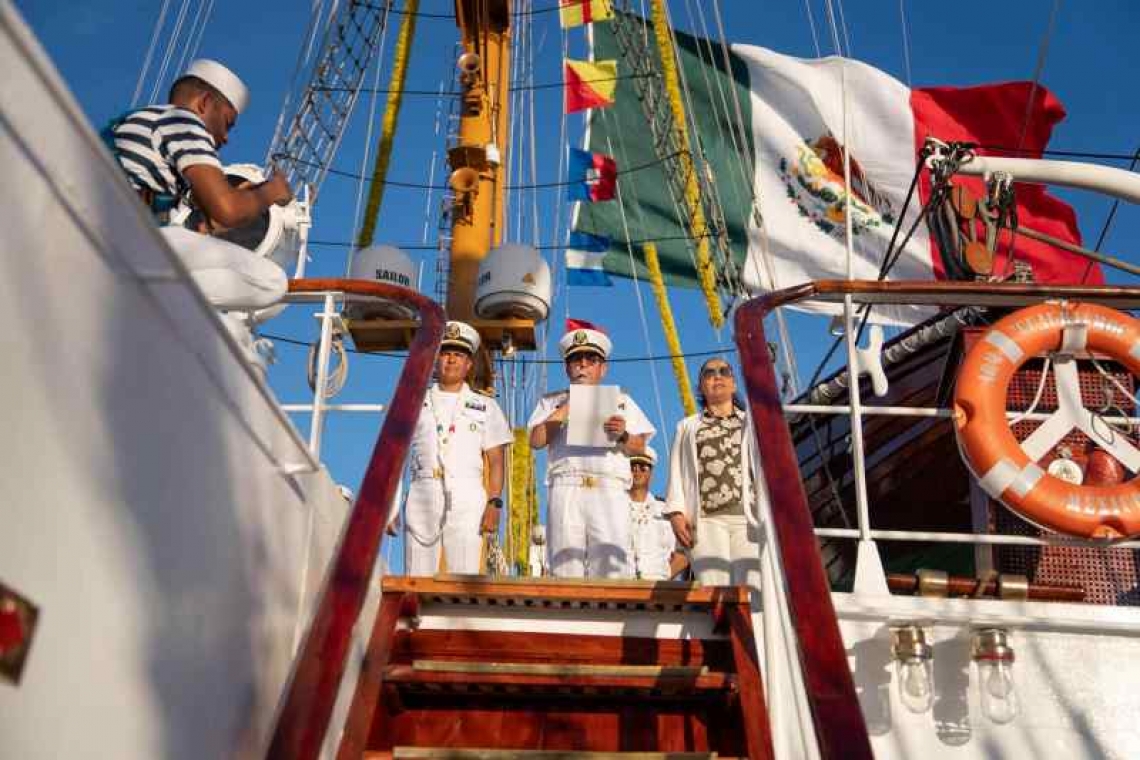 Yucatán recibe al Buque Escuela Velero “Cuauhtémoc”
