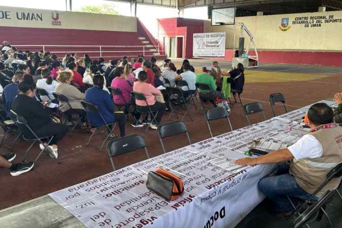 Tercera fase del registro de Vivienda para el Bienestar en Yucatán