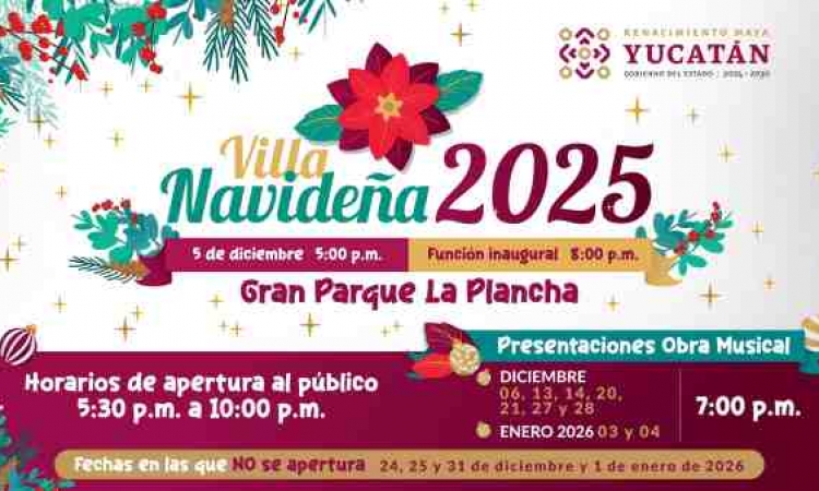 Villa Navideña 2025 en la plancha para disfrutar la magia de la temporada decembrina.