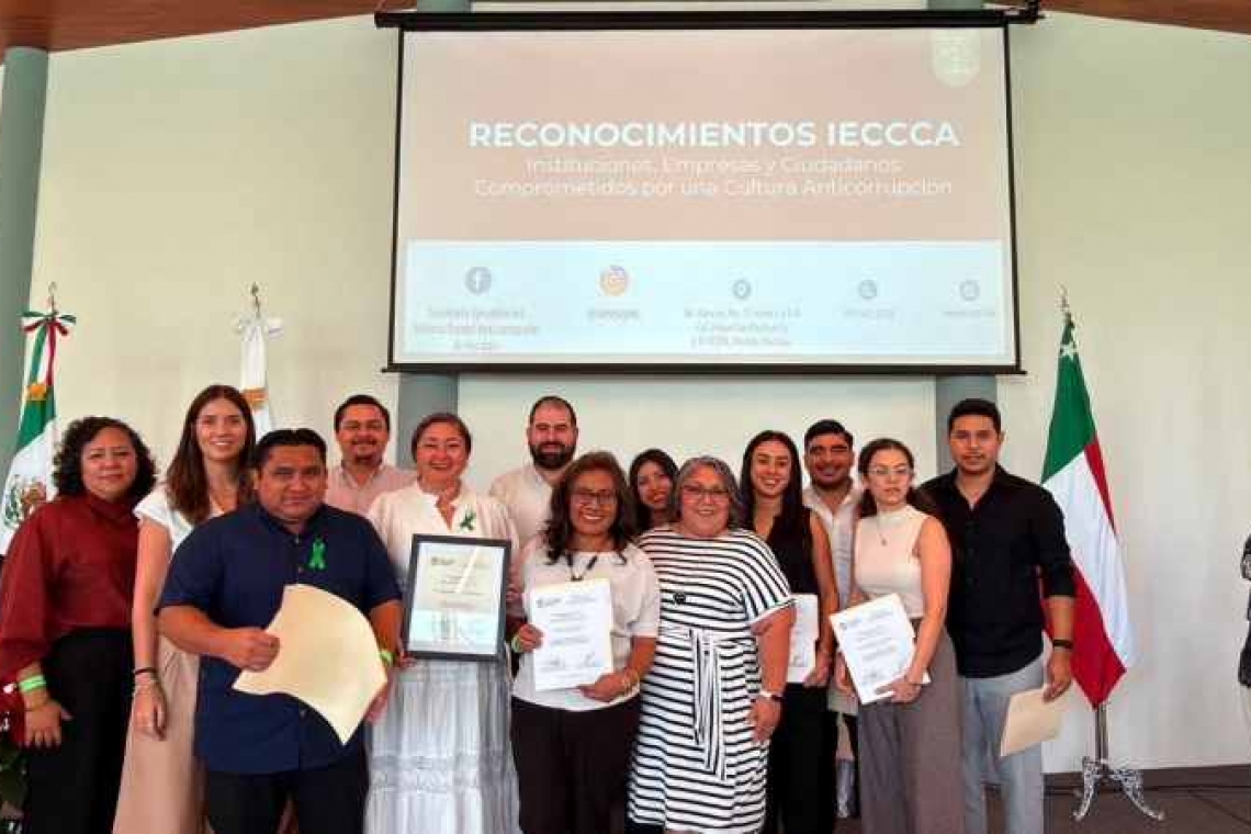  Ayuntamiento de Mérida recibe reconocimiento por prácticas anticorrupción