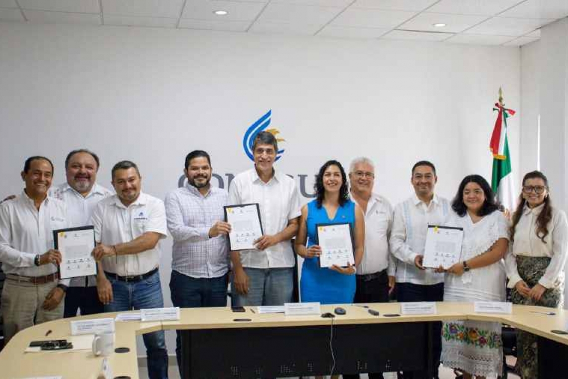 Conagua, el CCPY y Coparmex firmaron un convenio de colaboración