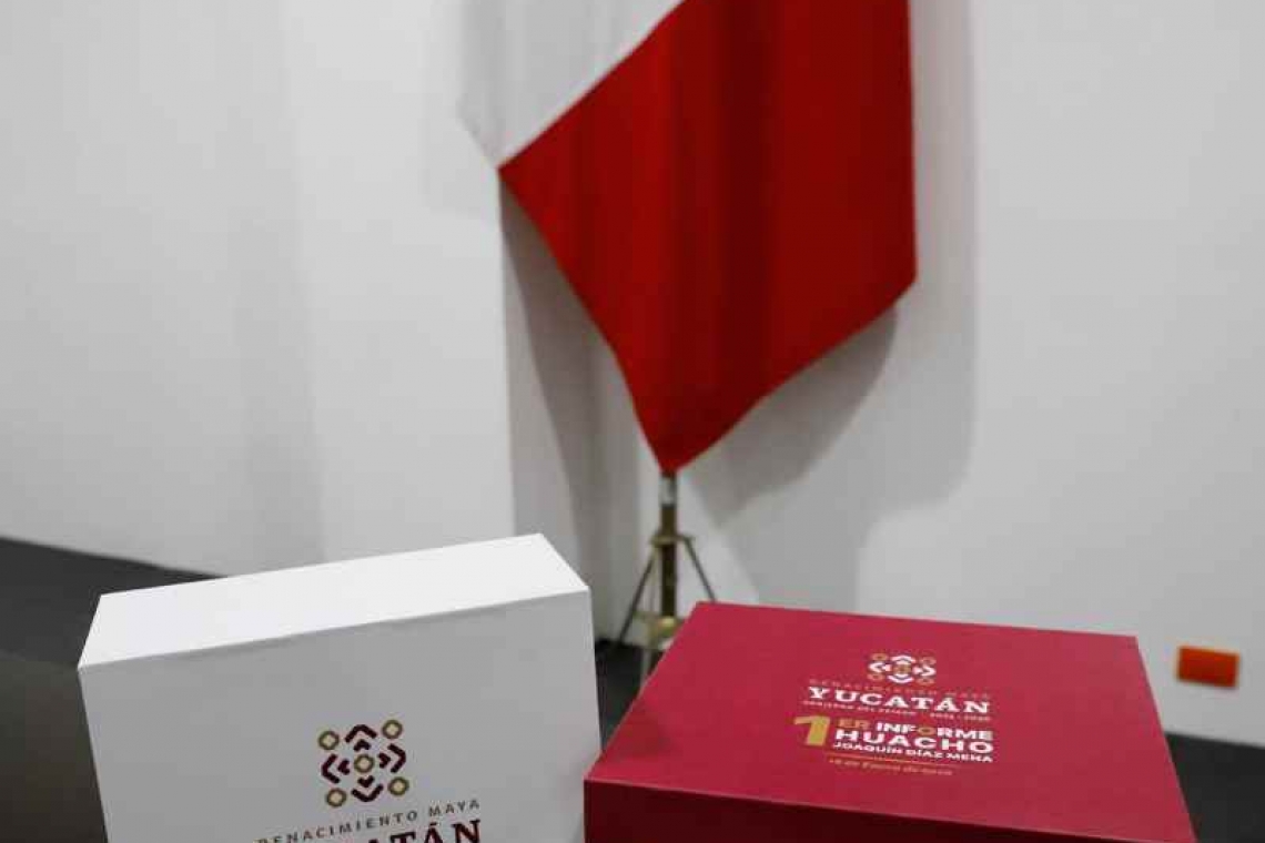 Destacan "cambio" en la forma de gobernar durante entrega del Primer Informe del Gobernador Joaquín Díaz Mena.