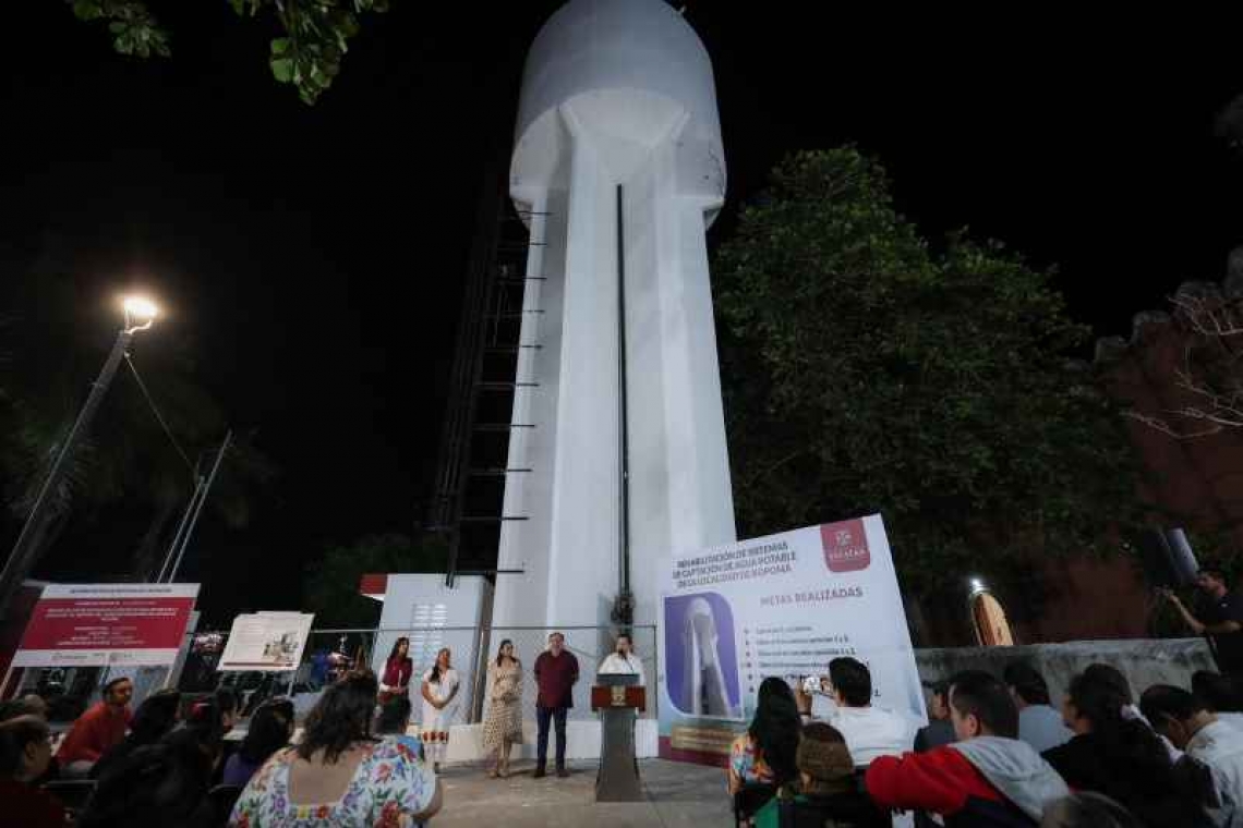  Tras 20 años, rehabilitan sistemas de agua potable en Kopomá