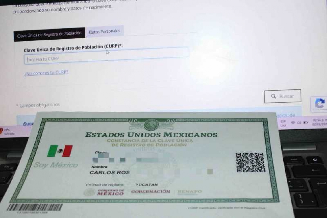  Yucatán refuerza la certificación de la CURP para trámites oficiales