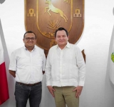  Gobernador Joaquín Díaz Mena fortalece agenda económica con Secretario de Economía Marcelo Ebrard