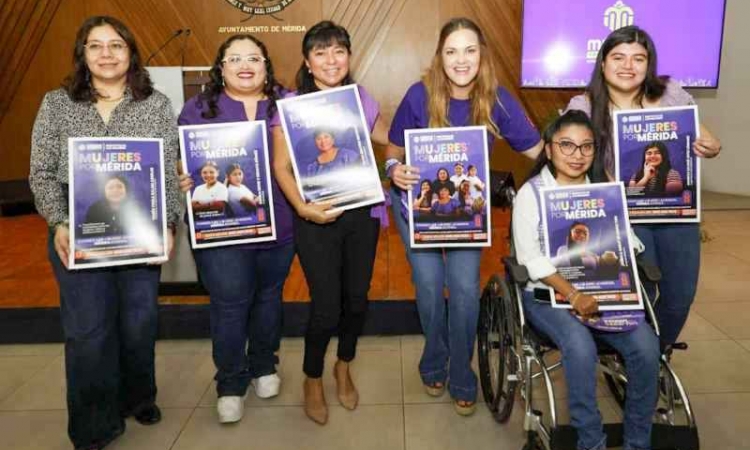 Juntas avanzamos por una Mérida mejor, Cecilia Patrón refrenda que la prioridad del Ayuntamiento son las mujeres.