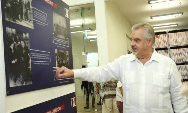 Exposición en la Biblioteca Yucatanense celebra 135 años de diálogo entre México y Rusia.