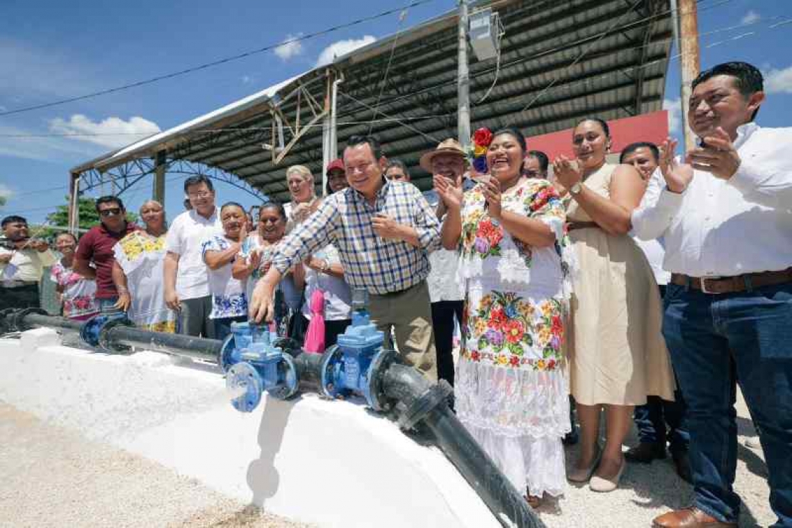TRES MILLONES TRESCIENTOS MIL PESOS PARA REHABILITAR LOS SISTEMAS DE AGUA POTABLE DE MUXUPIP
