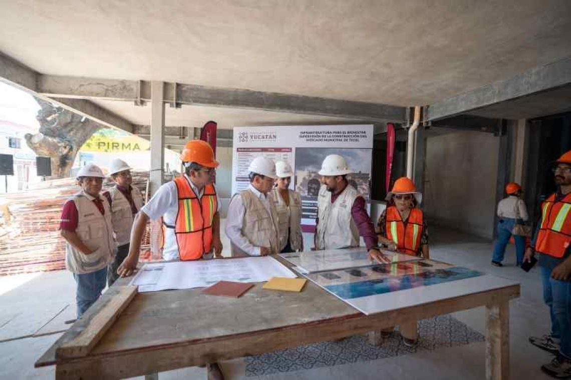 GOBIERNO DE YUCATAN AVANZA EN OBRAS ESTRATEGICAS PARA TICUL.