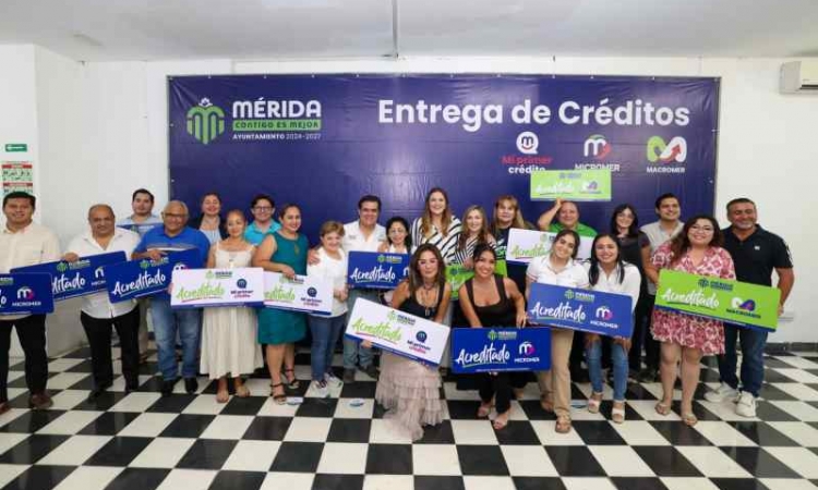 AYUNTAMIENTO DE MERIDA DA MAS CREDITOS PARA LOS NEGOCIOS QUE REQUIEREN CRECER