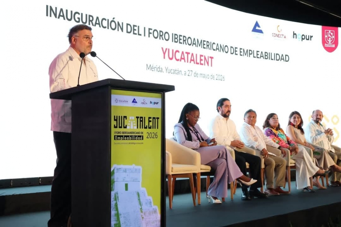 CANACO SERVYTUR  MERIDA INAUGURA EL PRIMER FORO DE EMPLEABILIDAD