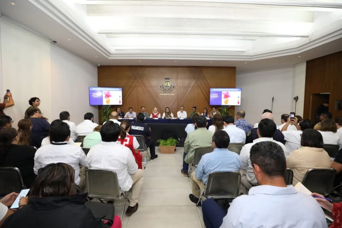 REFUERZAN AYUNTAMIENTO DE MERIDA ACCIONES DE PREVENCION ANTE LLUVIAS HISTORICAS.