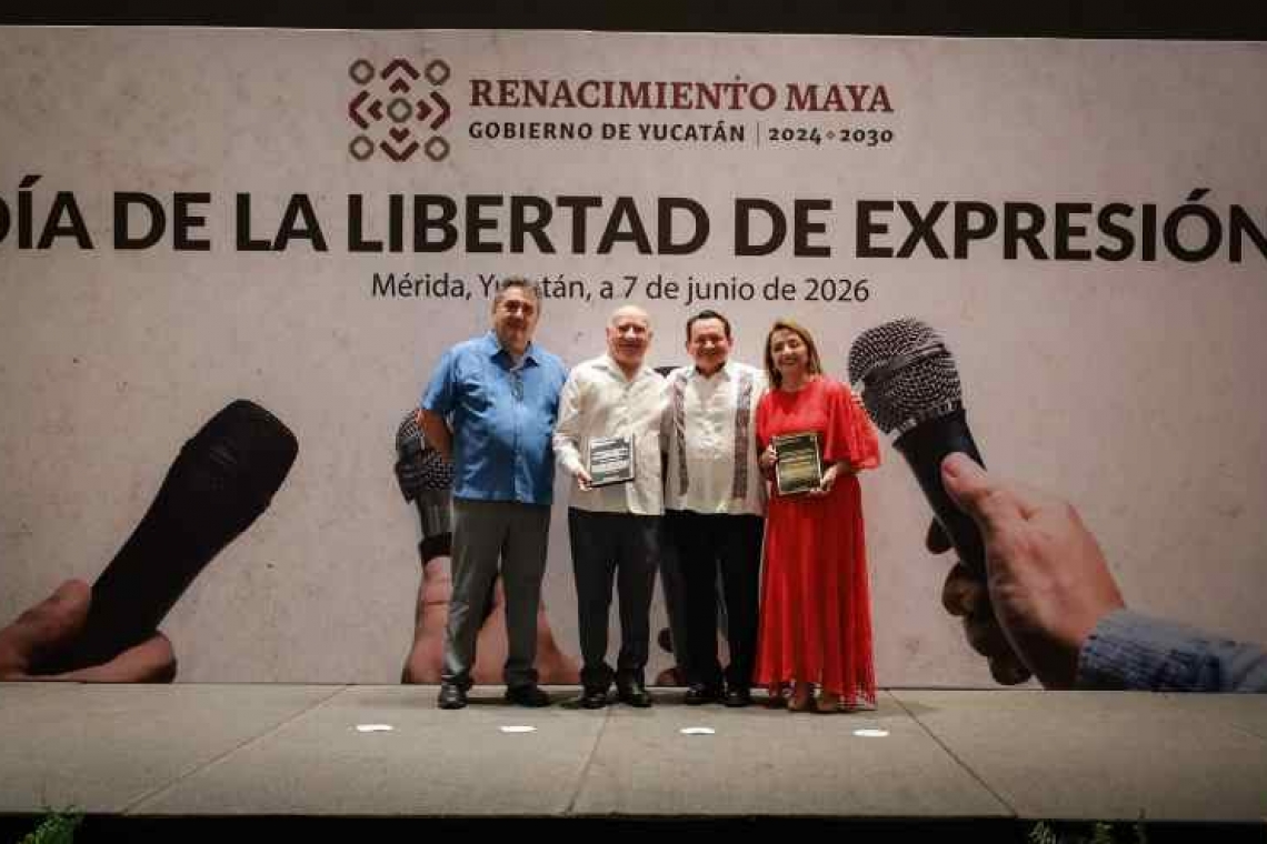 GOBIERNO DEL ESTADO DE YUCATÁN RECONOCIO LABOR PERIODISTICA Y REAFIRMA RESPETO A LA LIBERTAD DE EXPRESIÓN.