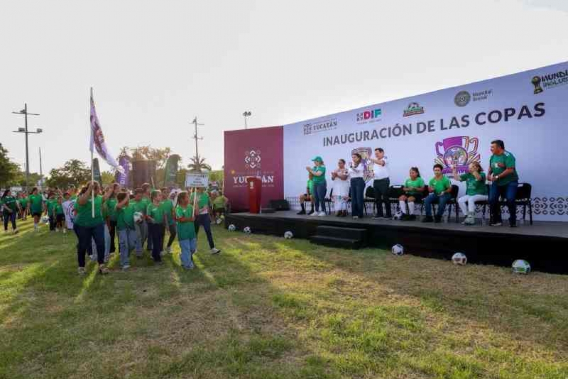 INICIAN COPAS DEL MUNDIAL SOCIAL CON PARTICIPACIÓN INCLUYENTE EN YUCATÁN.
